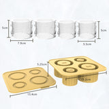 2 Pcs Green Silicone Ice Cube Tray with Lid – Easy Release, Food-Grade Platinum Silicone Ice Mold, 30oz/40oz Compatible, Durable and Reusable