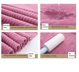 (2 PCS Dark Pink) Coral Fleece Towel and Bath Towel Set - Ultra Soft, Absorbent, and Lint-Free for Home and Spa