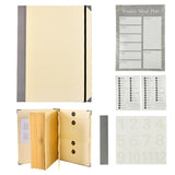 (Thick Version)Yellow Accordion File Binder with 12 Envelopes - Durable Document Organizer