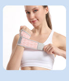 2 Pairs Black Breathable Sports Wrist Support Wrap - Fitness Gym Wristband for Badminton & Injury Prevention