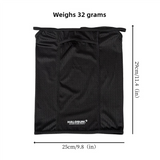 2 Pcs Green UV Protection Breathable Cycling Face Mask with Ear Hooks - Summer Ice Silk Neck Gaiter for Men and Women