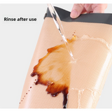 2-piece set (Red Edge Yellow Background + Red Edge White Background) Non-stick Silicone Baking Mat for Oven & Microwave | Reusable, Thickened Fiber Baking Pad for Macarons, Cookies, Bread, Roasting Chicken, and More