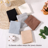 3 Pcs Size M White Microfiber High-Waisted Thong Underwear with Tummy Control - Slimming Comfort