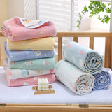 Airplane, 6-Layer Muslin Baby Blanket - Soft Cotton Bedding for Infants and Toddlers, 110x110cm