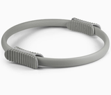 2 PCS Grey 38cm Pilates Ring Circle with Comfort Foam Handles for Core & Muscle Toning