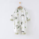 73 Size Bamboo Panda Class A Pure Cotton Long-Sleeve Baby Onesie - Cozy Newborn Bodysuit for Fall and Winter