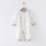 80 Size The Prince of the Castle Class A Pure Cotton Long-Sleeve Baby Onesie - Cozy Newborn Bodysuit for Fall and Winter