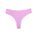 3 pcs Women's Low Waist Cotton Sexy Thong Underwear size M