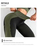 Army Green High Waist Yoga Set for Women - Sports Bra, Long Sleeve Shirt & Leggings 3-Piece Workout Set Size M