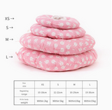2 pcs Pink Rabbit Soft Pet Recovery Collar - Comfortable Anti-Lick Cone for Cats & Dogs Size M