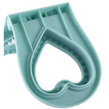 3 Pcs Green Heart Sandwich Maker Sealer - DIY Toast Pocket Bread Cutter & Sealer Mold (PP + 304 Stainless Steel)