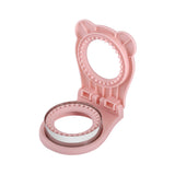 3 Pcs Pink Round Sandwich Sealer & Cutter - Safe Hand Guard Design, DIY Pocket Bread Mold