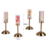 Dandelion Grass Eternal Flower Acrylic Table Lamp - Color-Changing LED, USB Rechargeable, Touch Control