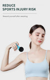 2 Pcs Blue Mini Massage Gun - 6-Speed Muscle Relaxer, USB Rechargeable, Portable Fascia Massager for Home Use