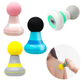 2 Pcs Grey And Green Mini Massage Gun - 6-Speed Muscle Relaxer, USB Rechargeable, Portable Fascia Massager for Home Use