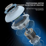 2 Pcs Grey And Green Mini Massage Gun - 6-Speed Muscle Relaxer, USB Rechargeable, Portable Fascia Massager for Home Use