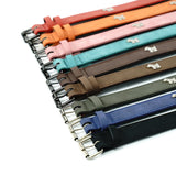 2 PCS Black Soft Leather Dog Collar - Adjustable & Durable for Medium/Large Dogs M-(58*2.5cm)