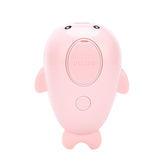2 PCS Pink Dolphin Electric Pet Brush | One-Click Spray, Massage, & Hair Removal