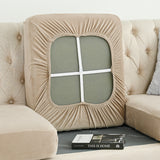 2 Pcs White Elegant Polyester Sofa Cover - Full Protection Against Cat Scratches & Wear