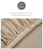 2 Pcs White Elegant Polyester Sofa Cover - Full Protection Against Cat Scratches & Wear