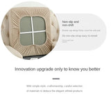 2 Pcs Green Elegant Polyester Sofa Cover - Full Protection Against Cat Scratches & Wear