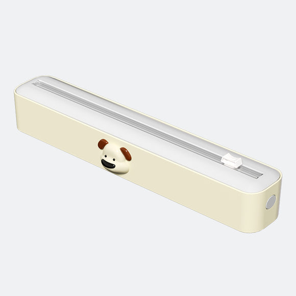 2 Pcs Beige And white Bidirectional Cling Film Cutter - Reusable Wrap Dispenser for Cling Film, Foil, and Parchment, 36x7x5cm (Cling Film Not Included)