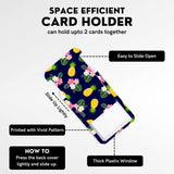 2 Pcs Pink Geometric Patterns Retractable Badge Reel & ID Card Holder Set with Lanyard - Durable ABS Plastic