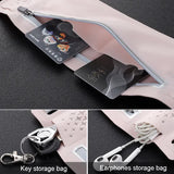 2 Pcs Light Blue Lightweight Women's Running Waist Bag - Splash-Proof Fitness Belt with Stretchable Phone Storage