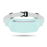 2 Pcs Light Green Lightweight Women's Running Waist Bag - Splash-Proof Fitness Belt with Stretchable Phone Storage