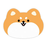 2 Pcs Style 9 Yellow Puppy pattern Cartoon Pet Feeding Mat for Cats & Dogs - Absorbent Diatom Mud Splash-Proof Mat, Easy to Clean