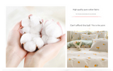 Anna's Garden 100% Cotton Pillowcase Set (Pack of 2) - Breathable Standard Size 48x74cm Pure Cotton Pillow Covers