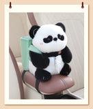 Adorable Panda Tissue Holder for Car - Plush Toy with Storage
