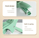 2 pcs (Orange+Green) 5-Blade Fruit & Vegetable Slicer for Crinkle Cuts - Kitchen Gadget