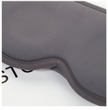 2 Pcs Grey 3D Contoured Eye Mask - Total Blackout, Pressure-Free Memory Foam, Skin-Friendly & Breathable for Deep Rest