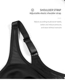 2 Pcs Size M Women's Wireless Large-Cup Lace Bra with Front Clasp - Comfortable, Breathable, Black