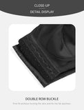 2 Pcs Size M Women's Wireless Large-Cup Lace Bra with Front Clasp - Comfortable, Breathable, Black
