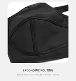 2 Pcs Size M Women's Wireless Large-Cup Lace Bra with Front Clasp - Comfortable, Breathable, Black