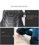 1 Pair Red Professional Hard Shell Knee Pads - Heavy Duty Protection for Work, Construction, Gardening & Outdoor Sports