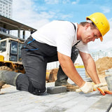 1 Pair Red Professional Hard Shell Knee Pads - Heavy Duty Protection for Work, Construction, Gardening & Outdoor Sports