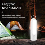 2-in-1 Portable LED Camping Lantern & Flashlight - USB Rechargeable, Dual Light Modes(Bear model white)