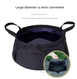 2 Pcs Dark Purple Ultra-Lightweight Collapsible Travel Basin - Waterproof Folding Bucket for Camping, Hiking & Outdoors (8.5L)