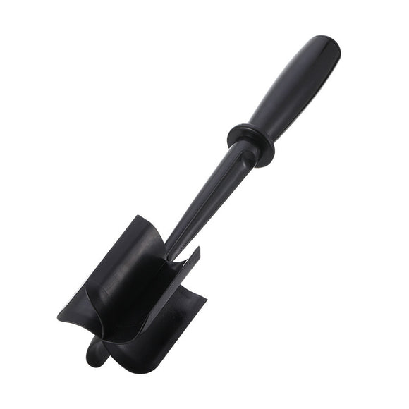 3-pieces Black Premium Heat Resistant Meat Chopper - Ground Meat Masher Utensil for Hamburger & Non-Stick Pans