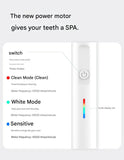 2-in-1 Sonic Electric Toothbrush & Power Flosser Kit - 3 Modes, 31000VPM, IPX7 Waterproof, with Travel Case(white)