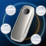 Advanced 4-in-1 Hair Growth Comb with LLLT, RF, EMS & Vibration Massage(White)