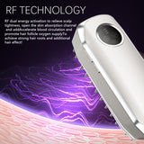 Advanced 4-in-1 Hair Growth Comb with LLLT, RF, EMS & Vibration Massage(White)