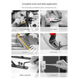 13-Piece Essential Household Tool Kit - Compact Home Repair & DIY Set with Storage Case(pink)