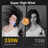 High-Power Corded Electric Air Duster & Blower - 35000RPM Multi-Purpose Cleaner with 4 Nozzles(black)