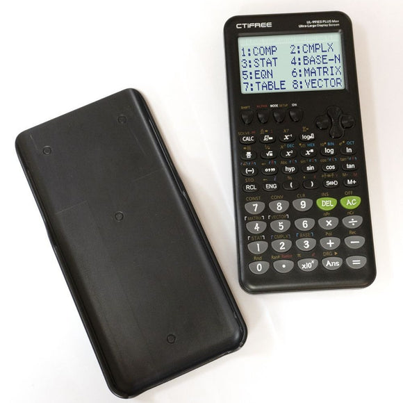 Advanced Scientific Calculator with 417 Functions & Large Natural Textbook Display(black)