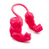 2pc Hilarious Muscle Arm Pet Costume Prop - Funny Novelty Arms for Cats & Small Dogs(red)