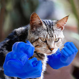 2pc Hilarious Muscle Arm Pet Costume Prop - Funny Novelty Arms for Cats & Small Dogs(red)